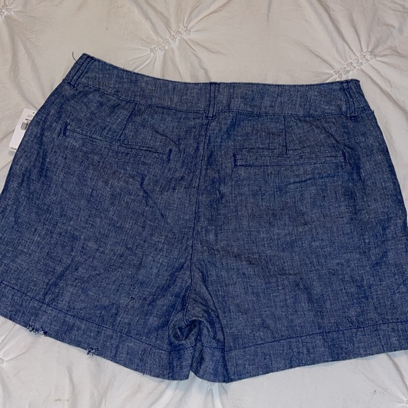 NWT - Old Navy / size 6 / Linen Everyday Shorts - high rise - distressed - Picture 7 of 12